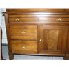 Image 5 : American Eastlake walnut drop front desk with cabinet circa 1860