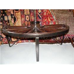 Wagon wheel coffee table (199)