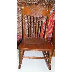 American press back sewing rocker (199)