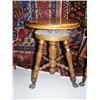 Image 1 : American oak ball and claw foot piano stool (199)
