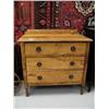 Image 1 : 3 drawer Quarter Sawn oak chest of drawers circa 1900 (2)