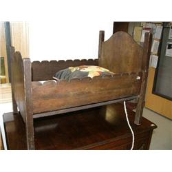 Mission style doll bed (2)