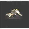 Image 1 : Diamond lady's ring, 14K yellow gold, round brilliant cut, approx .40 carats, SI2 clarity, H color, 
