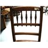 Image 2 : American oak cane seated spindle back chair (!94)