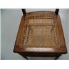 Image 3 : American oak cane seated spindle back chair (!94)