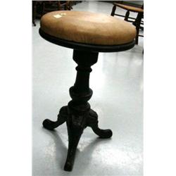 American piano stool with iron legs (194)