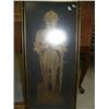 Image 2 : Framed knight with sword print and gold colored frame (199)
