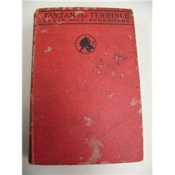 "Tarzan the Terrible" by Edgar Rice Burroughs, First Edition, Publisher: Grosset & Dunlap, 1921, Ill