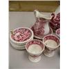 Image 3 : Lot of: Spode red transfer wear and Copeland red transfer wear, Royal Staffordshire transfer wear (1