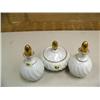 Image 2 : Lot of: 2 perfume bottles and powder bottle (194)