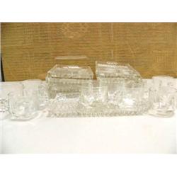 Large lot of Candle Wick - Party Set: 11 cups, 8 - 3 section plates  (194)