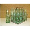 Image 1 : Lot of coke bottles with metal carrier (194)