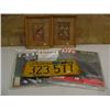 Image 1 : 1956 California License plate, 1956 Live Magazine, 1956 Post magazine, 1956 Look Magazine and 2 hand