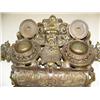 Image 2 : Very ornate Victorian desktop ink well set (194)