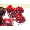 Image 2 : Set 26 of ruby red dishes (199)