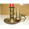 Image 2 : Extremely rare brass candle stick with snuffer (194)