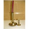 Image 1 : 2 brass candle sticks (194)