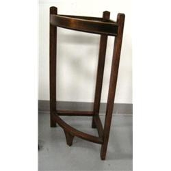 CHOICE on 2: Corner oak cane or umbrella stands (2)