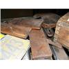 Image 3 : Lot of license plates, wood tools, old note pad wood box (2)