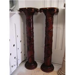 2 columns mahogany finish (2)