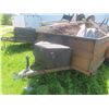 Image 2 : 2011 Bumper Hitch Single Axle Metal Box Trailer 10' x 5 1/2' - Has TOD