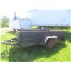 Image 1 :  Bumper Hitch Single Axle Metal Box Trailer 10' x 5 1/2' -Has TOD