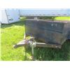 Image 2 :  Bumper Hitch Single Axle Metal Box Trailer 10' x 5 1/2' -Has TOD