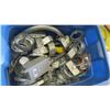 Image 8 : Tub Full of Electrical & Welding : Switch Plates, Boxes, Connectors, Plugs, 