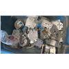 Image 2 : Storage Tub Full of Electrical Thermostats, Boxes, Switches, Plugs, 