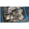 Image 3 : Storage Tub Full of Electrical Thermostats, Boxes, Switches, Plugs, 