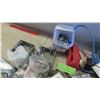 Image 9 : Storage Tub Full of Electrical Thermostats, Boxes, Switches, Plugs, 