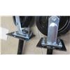 Image 5 : 4 Scaffolding Wheels 8'' Across - 2 Swivel , 2 Straight