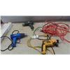 Image 1 : Dewalt DWD110 3/8'' Drill , 2 Heat Guns, Trouble Light
