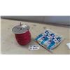 Image 1 : 33ft of 14/3 Wire , 246ft of 3/C Solid Copper Wire 18 Red with Storage Tub 