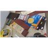 Image 7 : Drill Bits , Belt Sanding Paper, Shims. Various Sanding Paper in Storage Tub