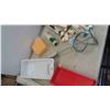 Image 2 : Painting Supply: Mixer, Rollers, Trays, Trowels & Storage Tub