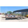 Image 1 : 2004 PJ Bumper Hitch Tandem 20' Flat Deck Trailer with Ramps Has TOD