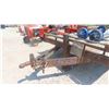 Image 2 : 2004 PJ Bumper Hitch Tandem 20' Flat Deck Trailer with Ramps Has TOD