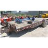 Image 3 : 2004 PJ Bumper Hitch Tandem 20' Flat Deck Trailer with Ramps Has TOD