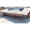 Image 9 : 2004 PJ Bumper Hitch Tandem 20' Flat Deck Trailer with Ramps Has TOD