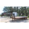 Image 2 : 1999 Sokal Tandem Flatdeck Trailer 7000lbs x 2 with Stake Pockets, Tie Strap Rail, New Bearings & Br