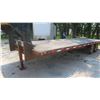 Image 3 : 1999 Sokal Tandem Flatdeck Trailer 7000lbs x 2 with Stake Pockets, Tie Strap Rail, New Bearings & Br