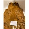 Image 1 : western fringe leather vest