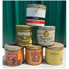 Six Tobacco Tins