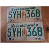 1994 Passenger License Plates SYH-368