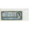 Image 1 : 1954 $5 Modified Portrait note. Bouey-Rasminsky signatures. S/X Prefix. BC-39c. EF-40.
