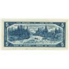 Image 2 : 1954 $5 Modified Portrait note. Bouey-Rasminsky signatures. S/X Prefix. BC-39c. EF-40.