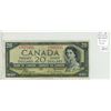 Image 1 : 1954 $20 Devil’s Face note. Coyne-Towers signatures. A/E Prefix. BC-33a. VF-30.