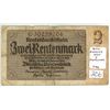 Germany. Nazi Third Reich. 1937 2 Rentenmark. Fine.