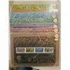 7 complete sets of Canadian Stamps to commemorate Canada during World War II. 1939, 1940, 1941, 1942